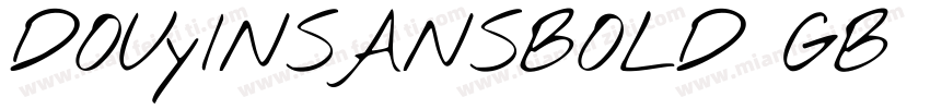 DOUyINSANSBOLD GB 普通字体转换